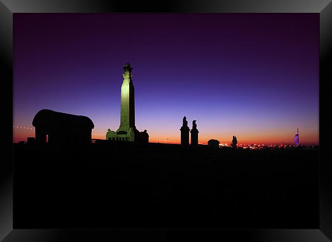 At the going down of the Sun Framed Print by Sharpimage NET