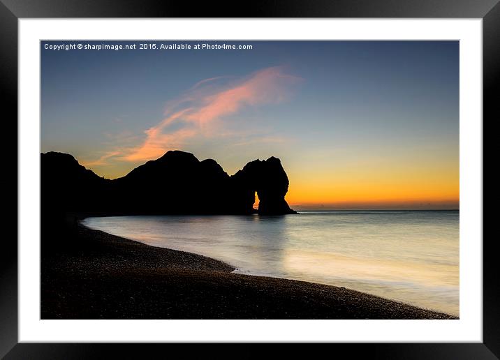 Sea of Tranquility Framed Mounted Print by Sharpimage NET