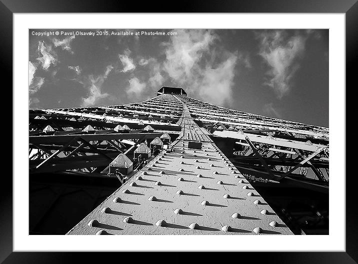  Eifel sky Framed Mounted Print by Pavol Olsavsky