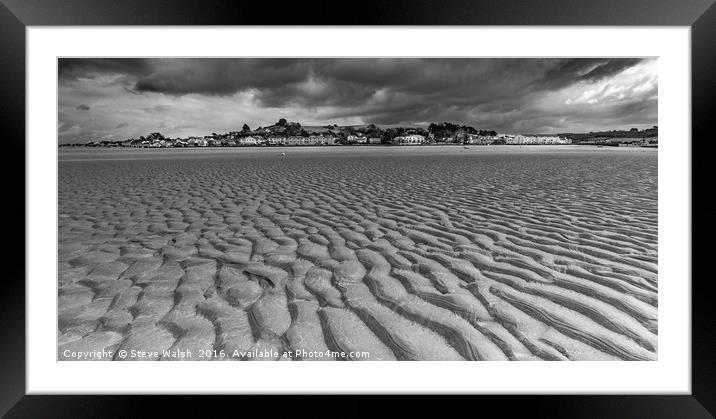 Instow beach Framed Mounted Print by Steve Walsh