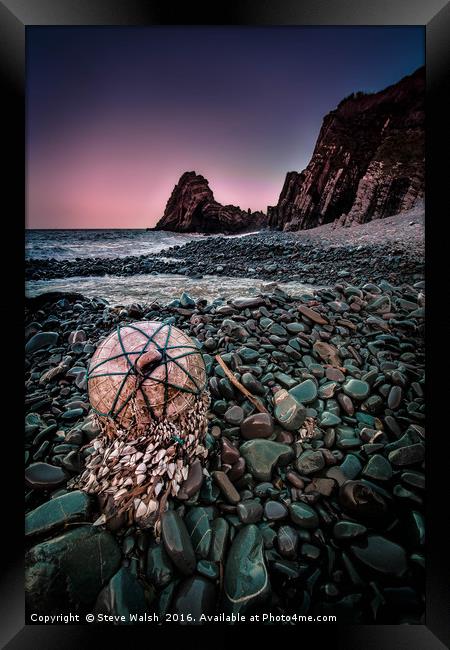Beach buoy Framed Print by Steve Walsh