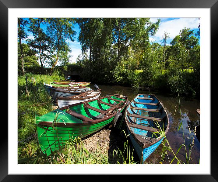  Irish Riverside Framed Mounted Print by Simon Mills