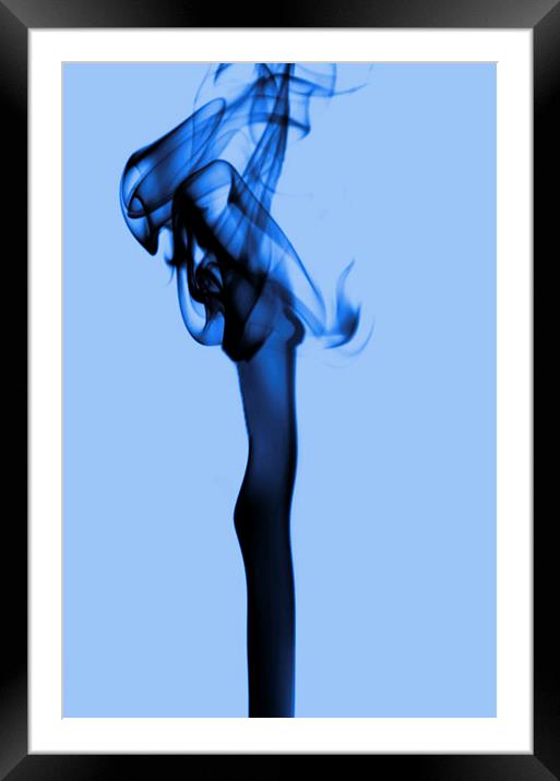 Blue Lady Dancing Framed Mounted Print by David Irving
