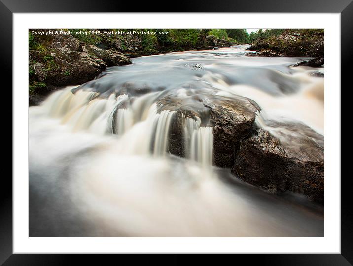  Wild River Framed Mounted Print by David Irving