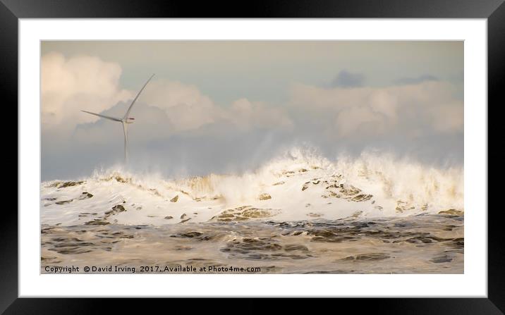 Turbine power Framed Mounted Print by David Irving