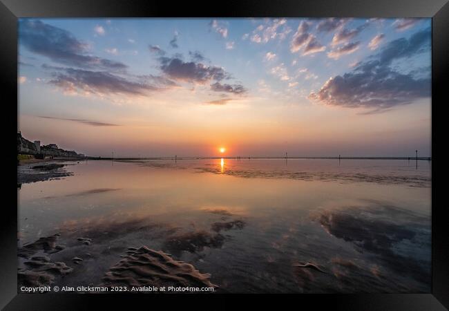 The Tidal Pool Framed Print by Alan Glicksman