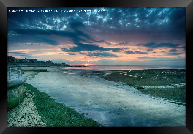 View from Westgate bay Framed Print by Alan Glicksman