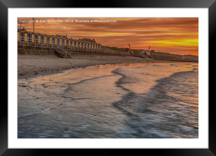Beach front at Minnis bay Framed Mounted Print by Alan Glicksman
