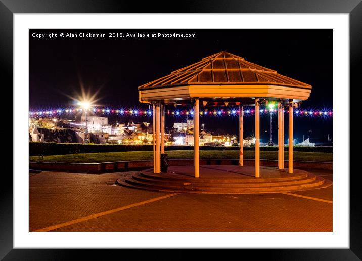 The bandstand at Broadstairs Framed Mounted Print by Alan Glicksman