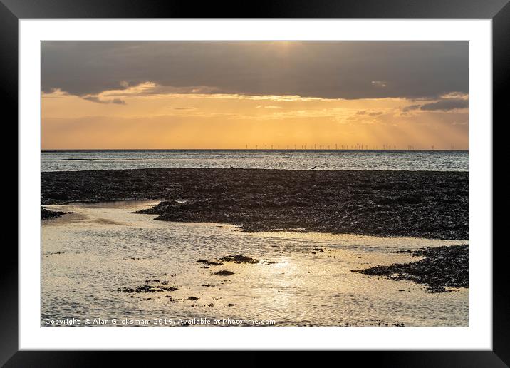 Sunset from Minnisbay Framed Mounted Print by Alan Glicksman