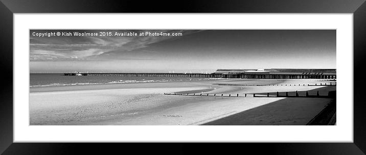  the Beach Framed Mounted Print by Kish Woolmore