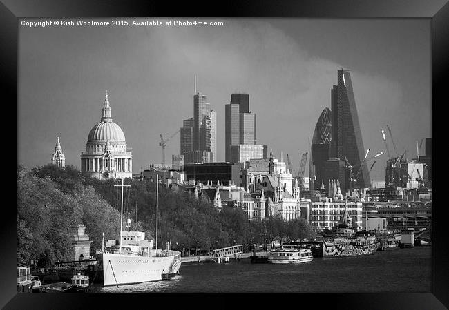 London Scenes 1 Framed Print by Kish Woolmore