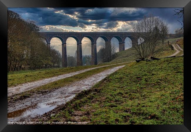 Buxton Viaduct Framed Print by David Smith