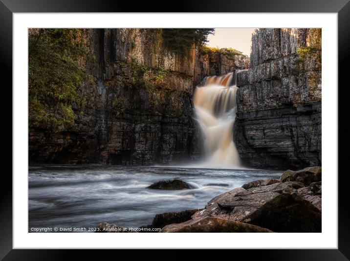 High Force Framed Mounted Print by David Smith
