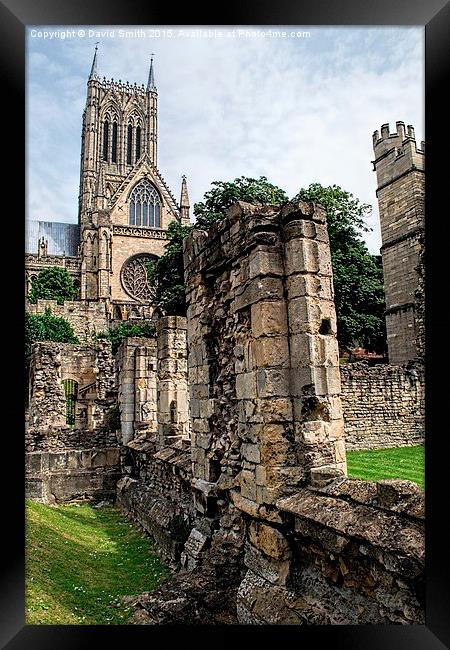  Lincoln Cathedral Framed Print by David Smith