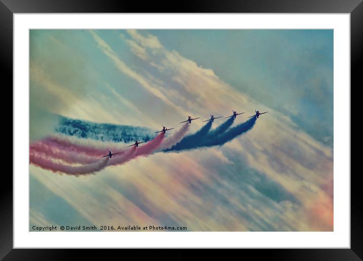 Reach For The Skies Framed Mounted Print by David Smith