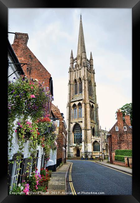 St James Of Louth Framed Print by David Smith