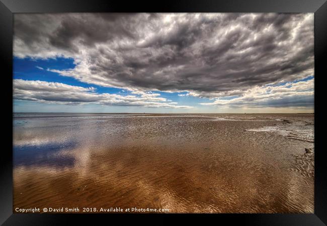 Low Tide at Cleethorpes Framed Print by David Smith