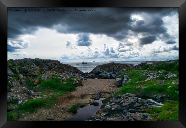 Holy Island Framed Print by David Smith