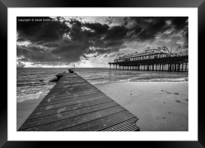 Pier and jetty Framed Mounted Print by David Smith