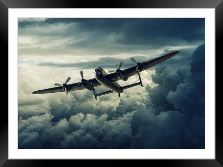 Soaring Through the Storm Framed Mounted Print by Stephen Ward