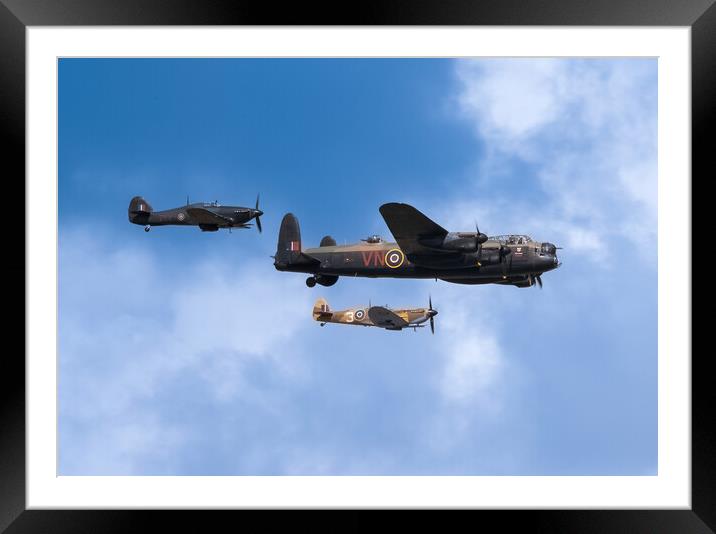 The BBMF Framed Mounted Print by Stephen Ward