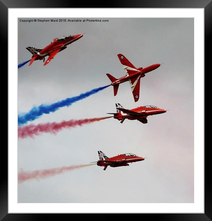  Smoke on, GO! Framed Mounted Print by Stephen Ward