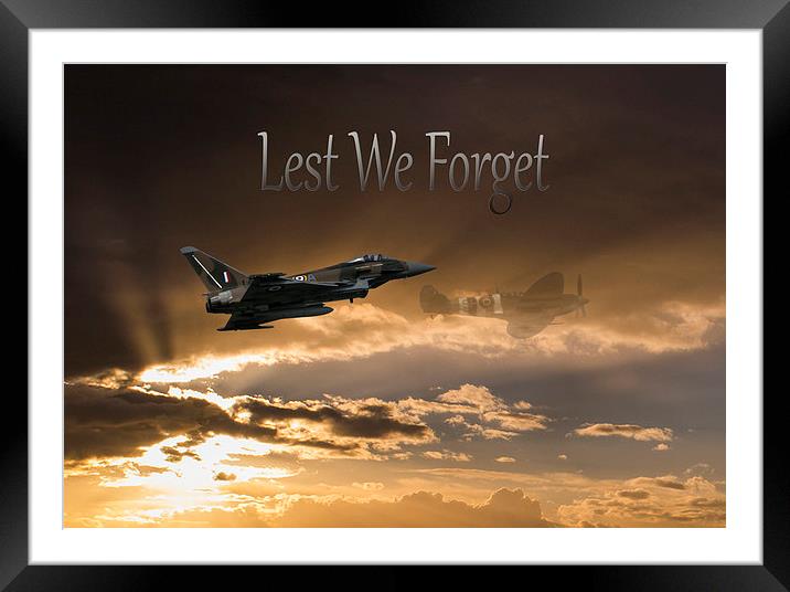  Lest We Forget Framed Mounted Print by Stephen Ward