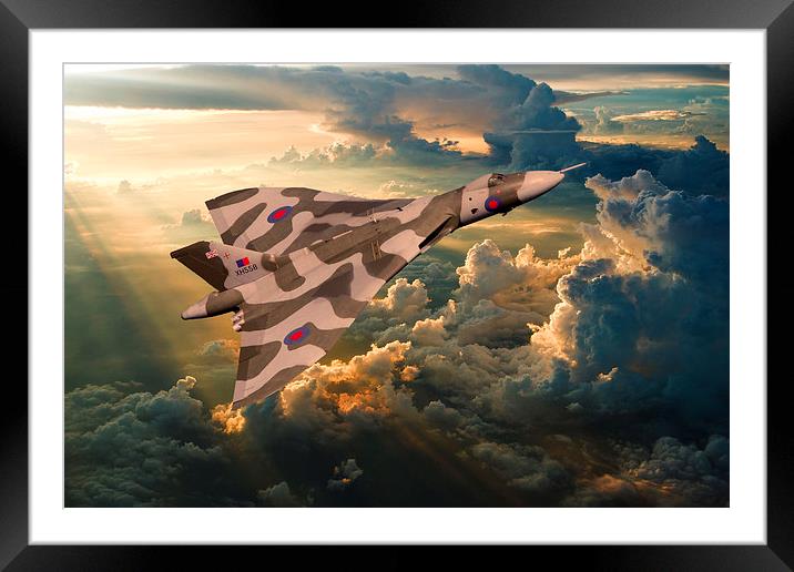  2015 The Last Tour of XH558 Framed Mounted Print by Stephen Ward