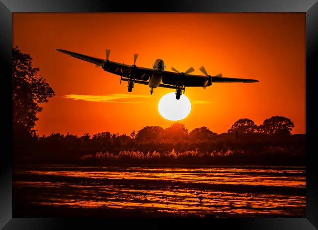 Twighlight Take off Framed Print by Stephen Ward