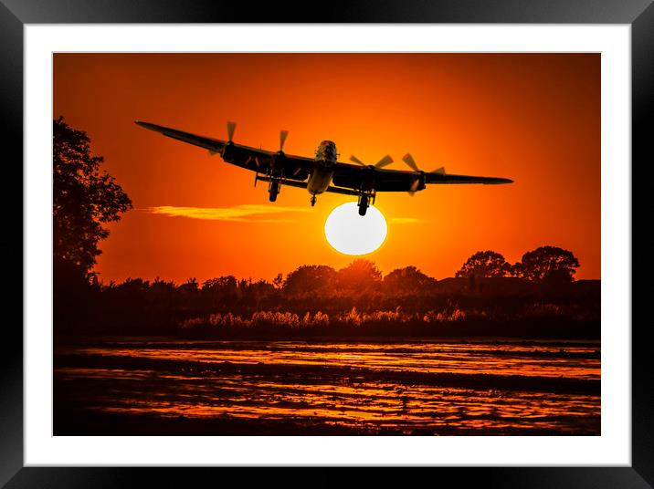 Twighlight Take off Framed Mounted Print by Stephen Ward