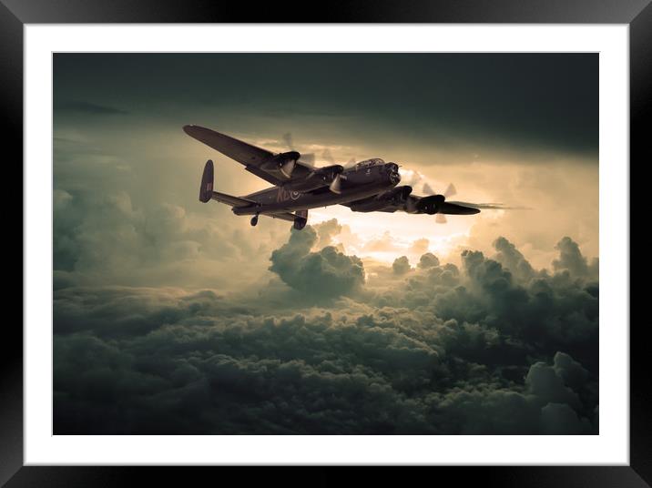 Through the clouds Framed Mounted Print by Stephen Ward