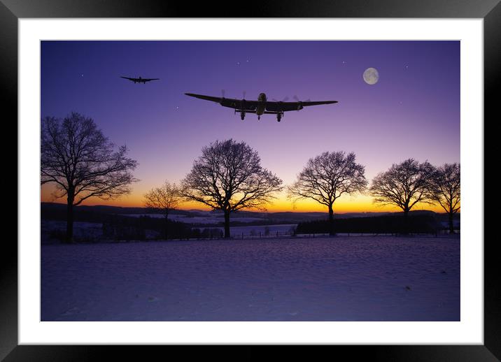 Bombers Moon Framed Mounted Print by Stephen Ward