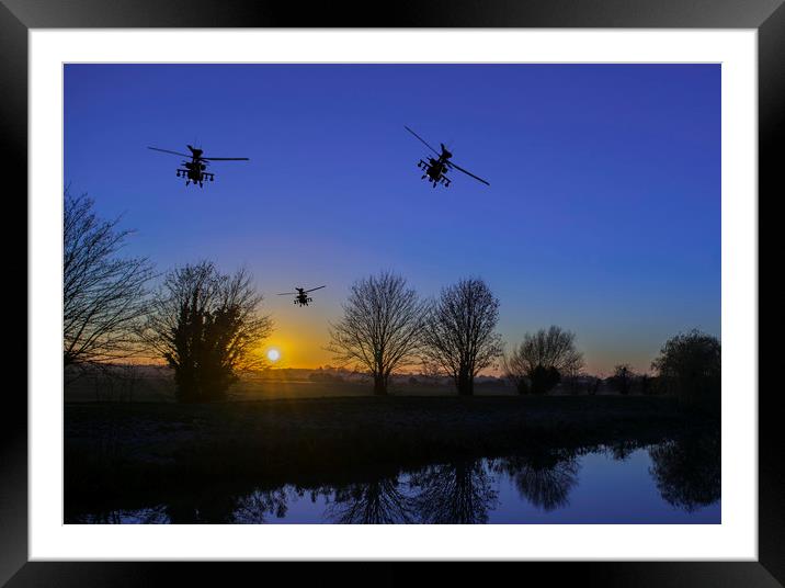 Apaches at Dusk Framed Mounted Print by Stephen Ward