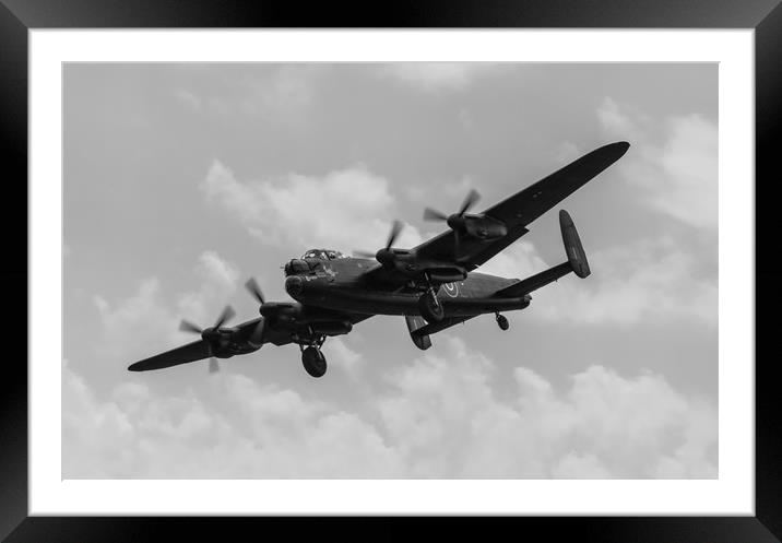 2017 Avro Lancaster (Leader) Framed Mounted Print by Stephen Ward