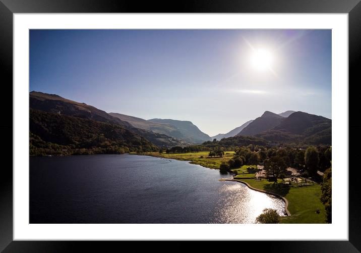 Majestic Mount Snowdon Reflection Framed Mounted Print by Stephen Ward