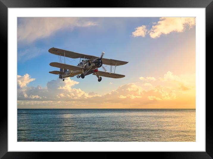 Fairey Swordfish W5856  Framed Mounted Print by Stephen Ward