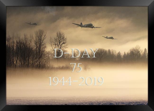 D-Day 75 Years Framed Print by Stephen Ward
