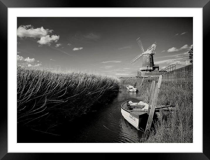  Cley Windmill Framed Mounted Print by Broadland Photography
