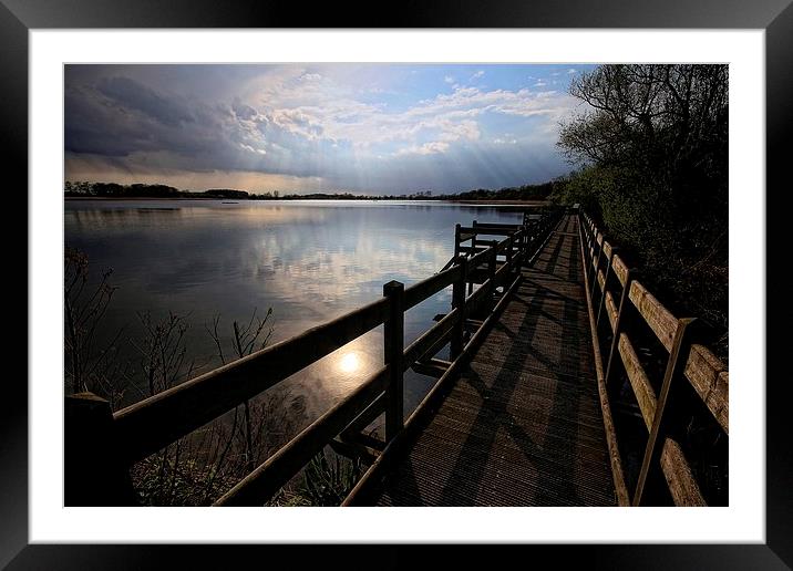  Storm over Filby Broad Framed Mounted Print by Broadland Photography