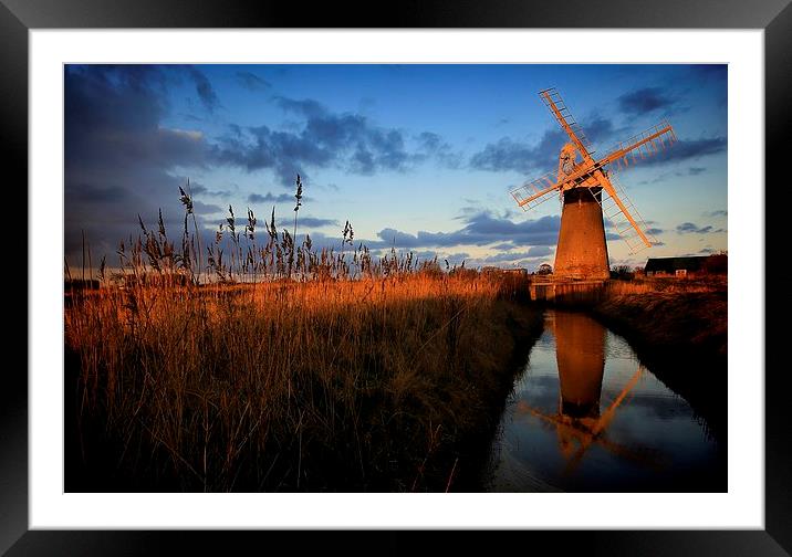  St. Benet's Mill, Norfolk Framed Mounted Print by Broadland Photography