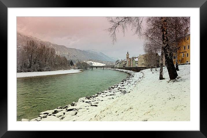  Winter in Rattenberg Framed Mounted Print by Broadland Photography