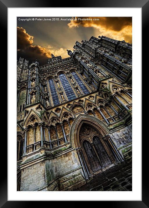  Dynamic Wells Cathedral Framed Mounted Print by Peter Jones