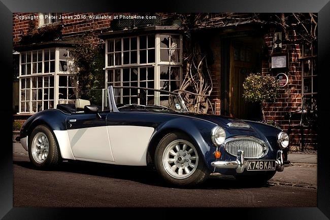  Austin Healey 3000 Framed Print by Peter Jones