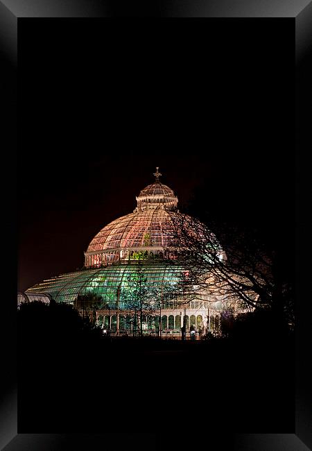 Sefton Park Palm House, Liverpool, England, comple Framed Print by ken biggs
