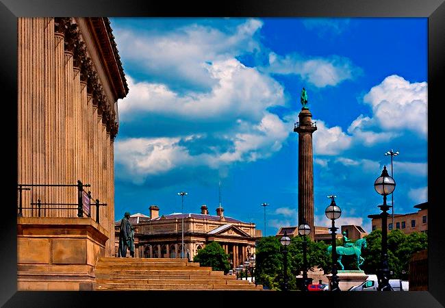 St Georges Hall Liverpool Framed Print by ken biggs