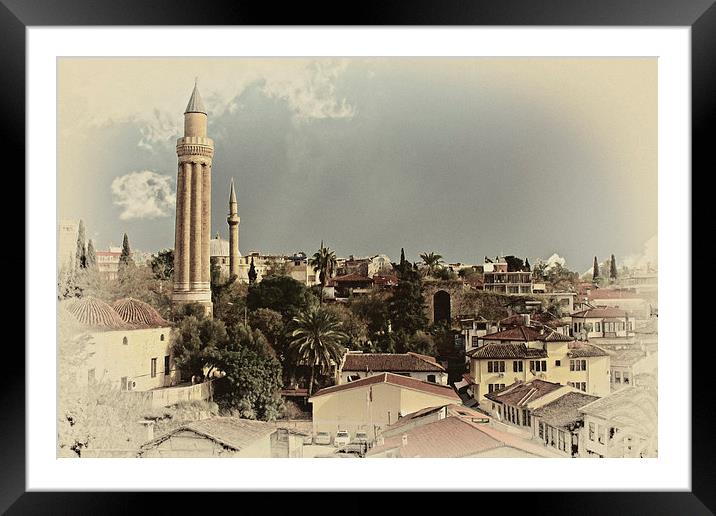 Kaleici Antalya Turkey Framed Mounted Print by ken biggs