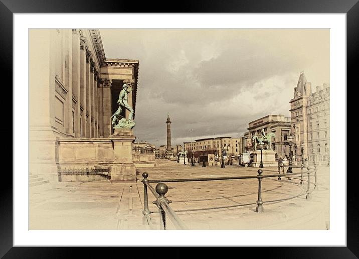 St Georges Hall Liverpool UK Framed Mounted Print by ken biggs