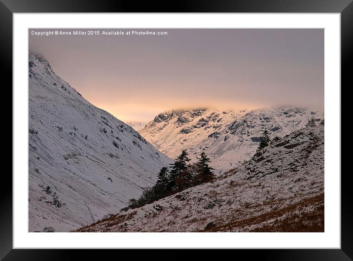 Lanty's Tarn  Framed Mounted Print by Anne Miller