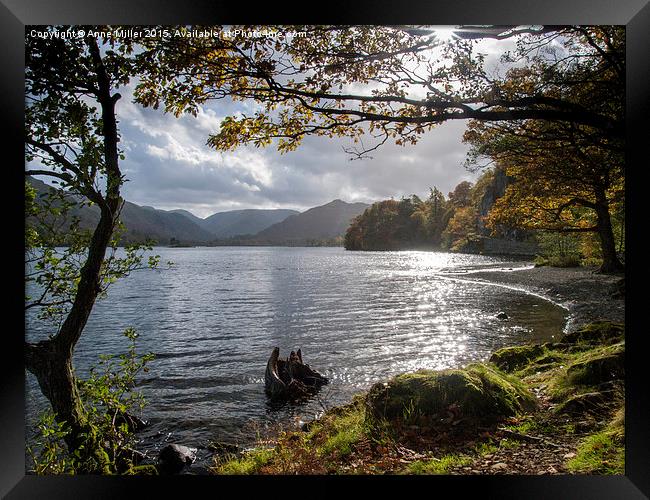  Ullswater Autumn Framed Print by Anne Miller